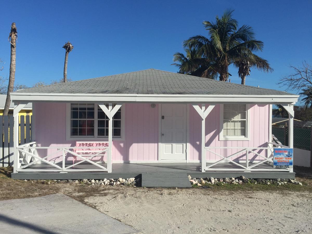 Bimini Seaside Villas - Pink Cottage With Beach View Alice Town  Eksteriør bilde